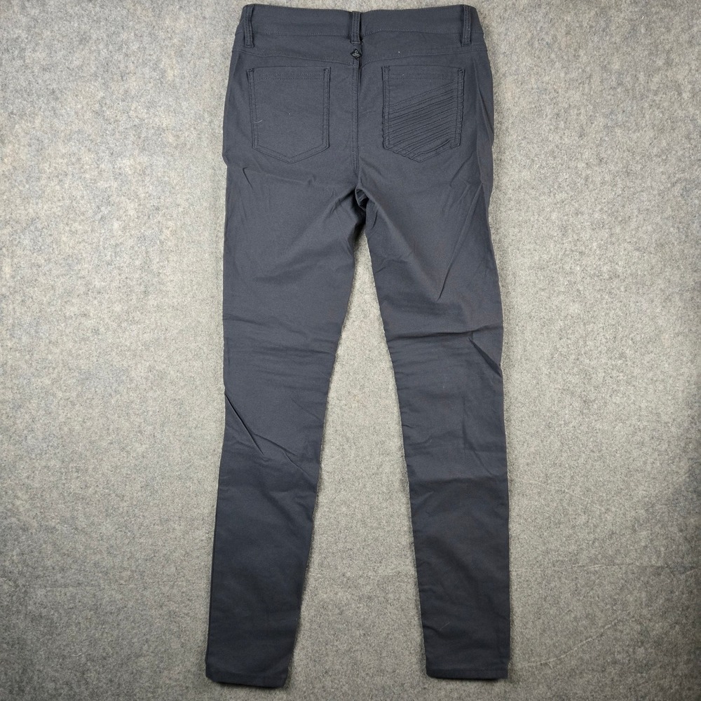 Prana Kara Moto Pants Womens 10 Tall Gray Skinny Hiking Utility Biker Gorpcore - Picture 4 of 10